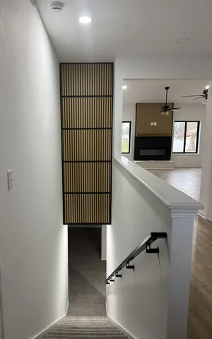 a view of a livingroom with a couch