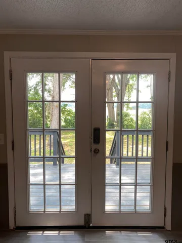 a view of front door