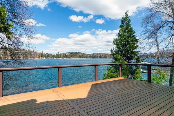 a view of mountain from a balcony