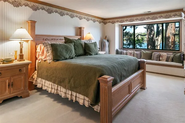 a very nice looking room with a large window