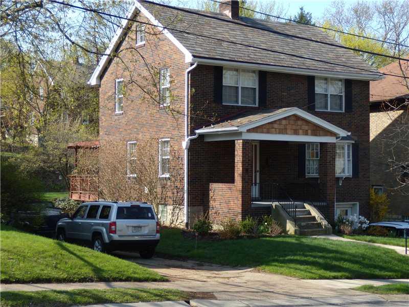 455 Beverly Road Mt. Lebanon, PA 15216 - Photo 2 of 24 Exterior Front. NICE SIDE VIEW IN EARLY SPRING