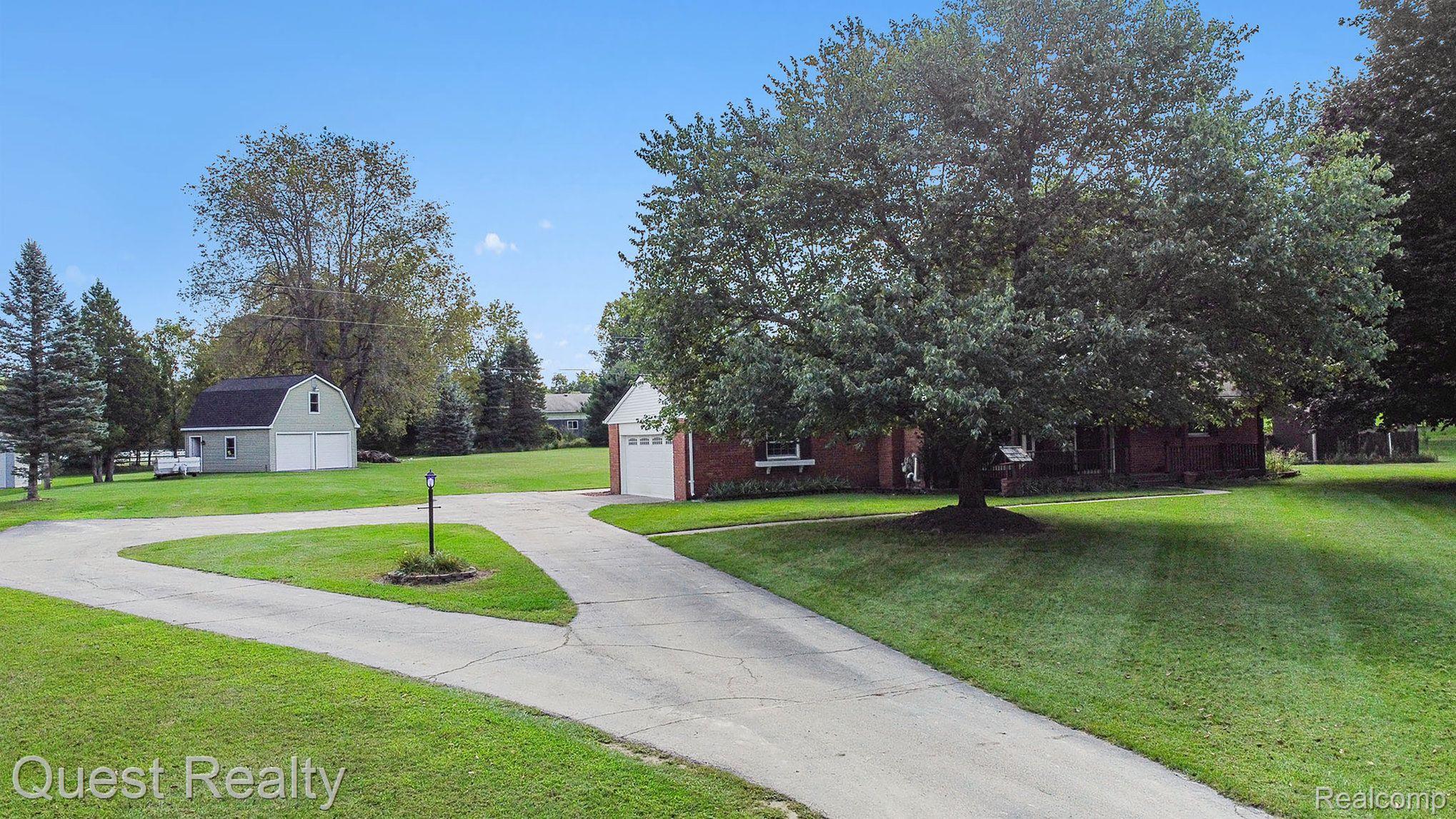 9290 Allen Road Clarkston, MI 48348 - Photo 50 of 56 circular drive, attached garage & 2story pole barn