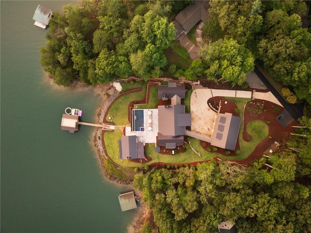 725 Rocky Point Drive Morganton, GA 30560 - Photo 10 of 157 an aerial view of a house with outdoor space