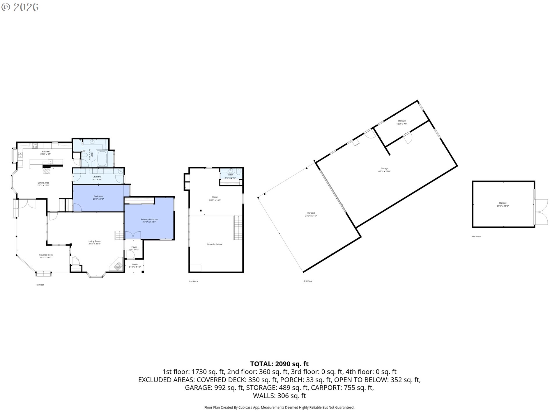 4209 P Street Washougal, WA 98671 - Photo 38 of 38 a picture of floor plan