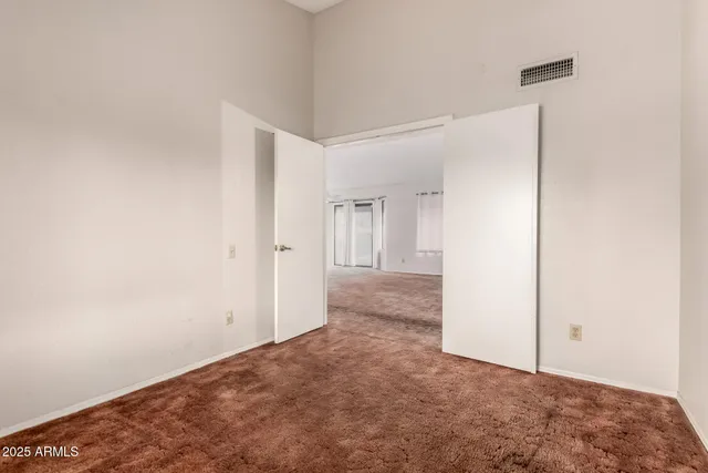 a view of empty room