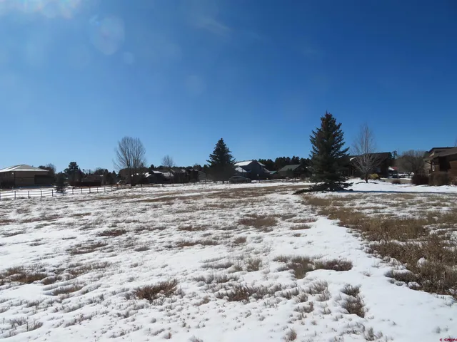 a view of ocean with a yard