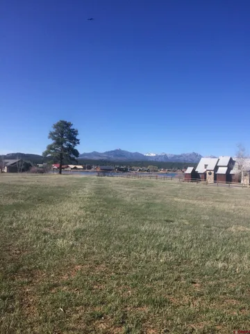 a view of a wooden door