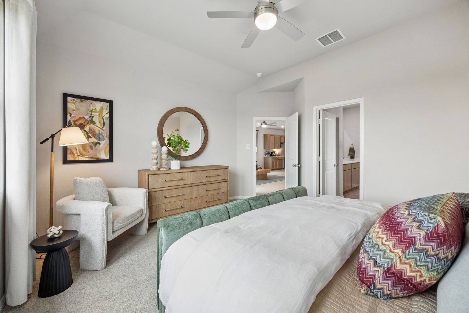 1144 Pine Rivage Drive Huffman, TX 77336 - Photo 11 of 28 Primary Bedroom in the Oak home plan by Trophy Signature Homes – REPRESENTATIVE PHOTO