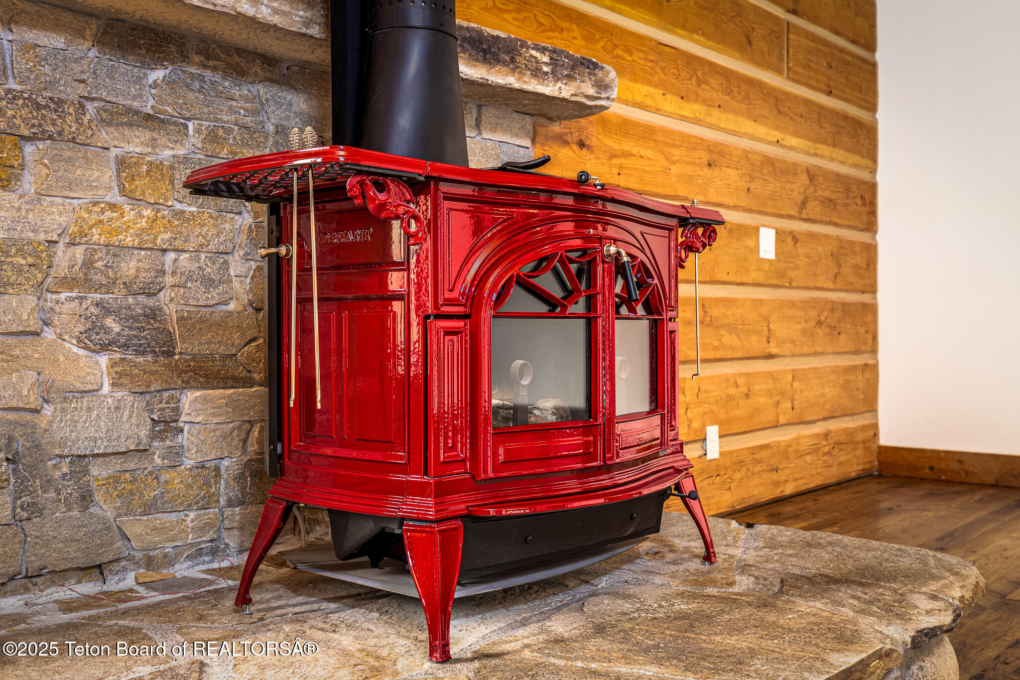 1905 Beaver Drive Alta, WY 83414 - Photo 19 of 73 Wood Fireplace
