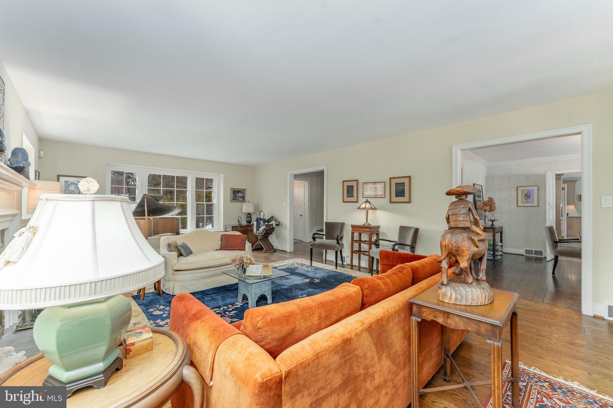 249 Bell Road Wynnewood, PA 19096 - Photo 11 of 76 a living room with furniture and a wooden floor