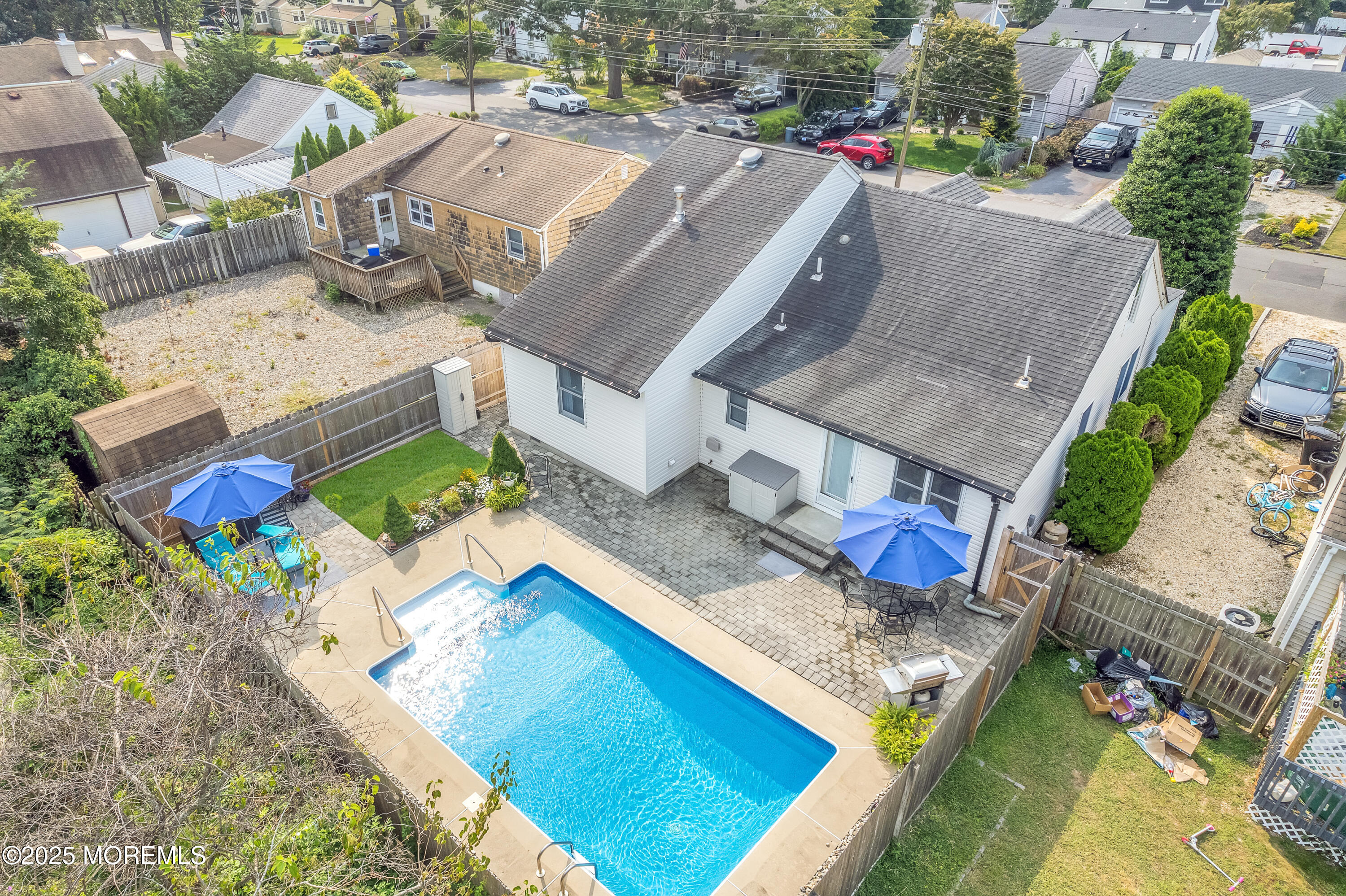 2121 Foster Road Point Pleasant, NJ 08742 - Photo 4 of 47 an aerial view of a house with a yard basket ball court and outdoor seating