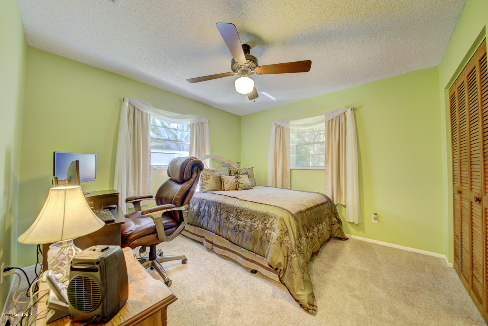 1030 Sunswept Road Northeast Palm Bay, FL 32905 - Photo 27 of 39 bedroom 2 view from door