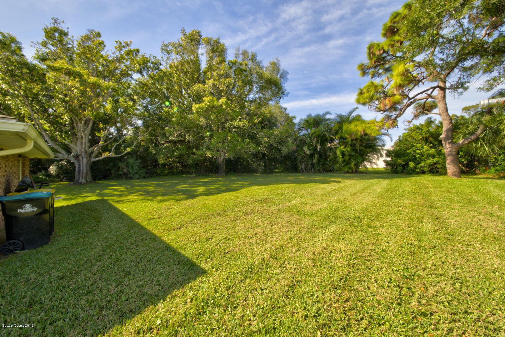 1030 Sunswept Road Northeast Palm Bay, FL 32905 - Photo 38 of 39 backyard with shade trees