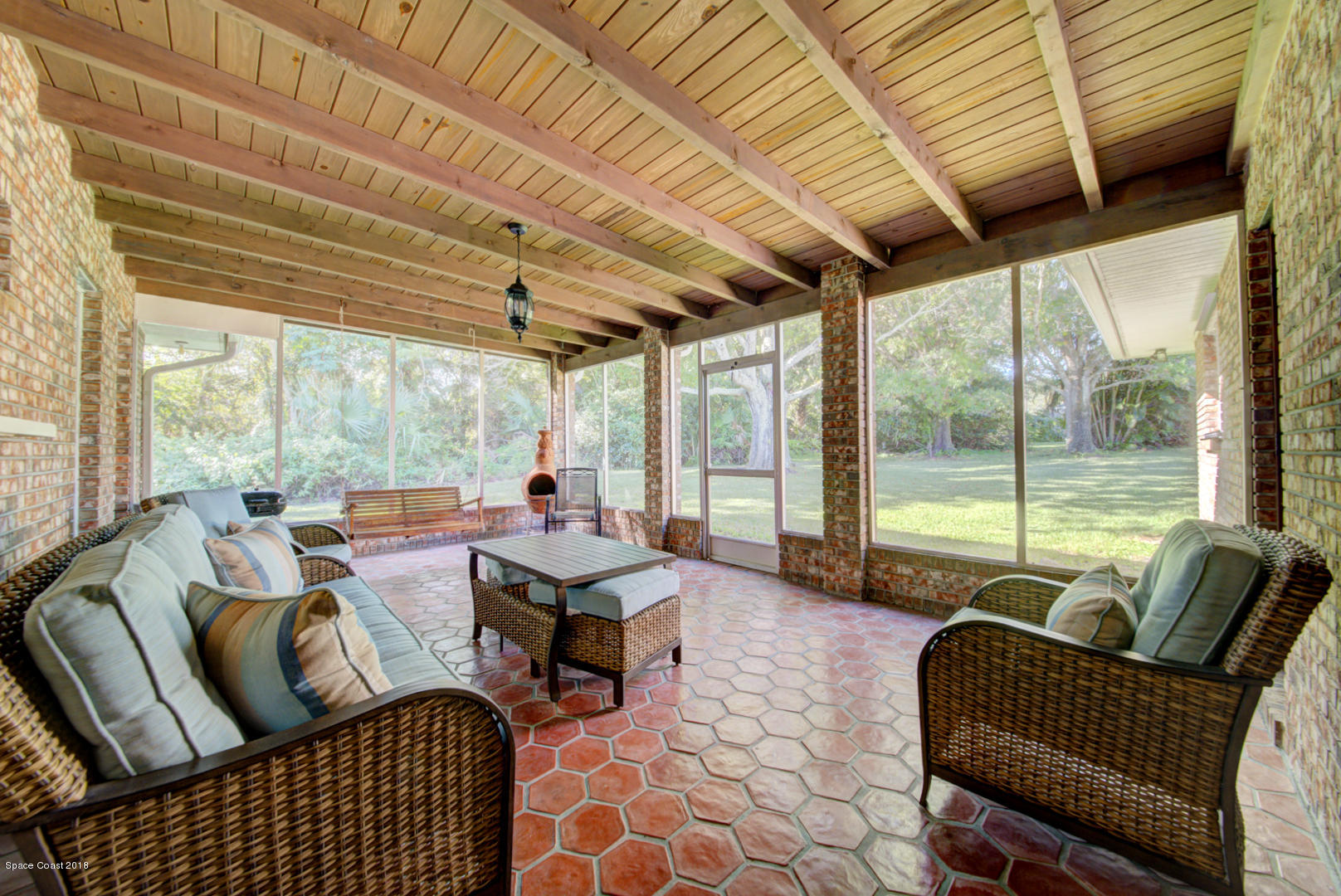 1030 Sunswept Road Northeast Palm Bay, FL 32905 - Photo 8 of 39 back porch