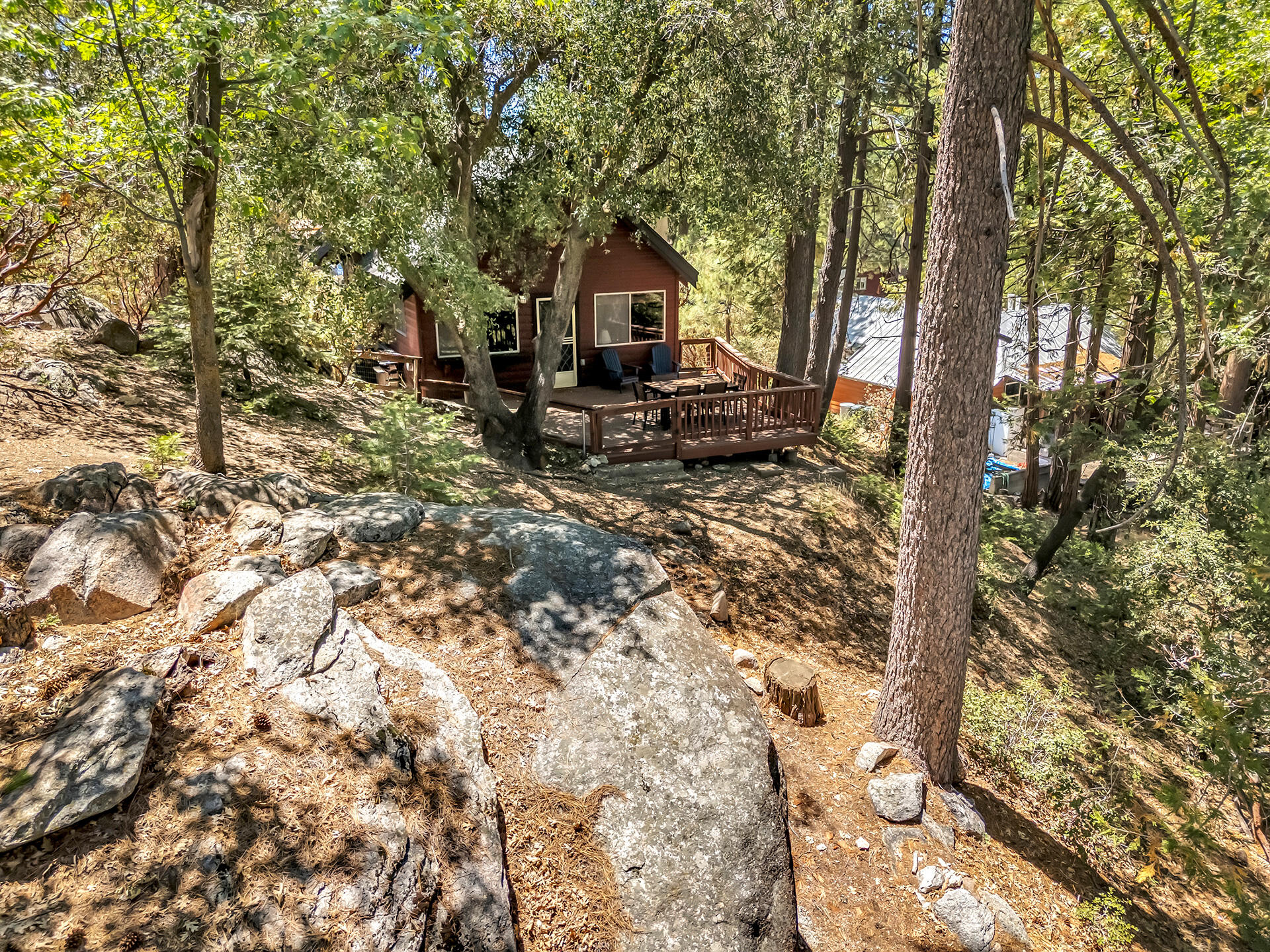52646 Chickadee Lane Idyllwild, CA 92549 - Photo 67 of 73 a house with trees in front of it