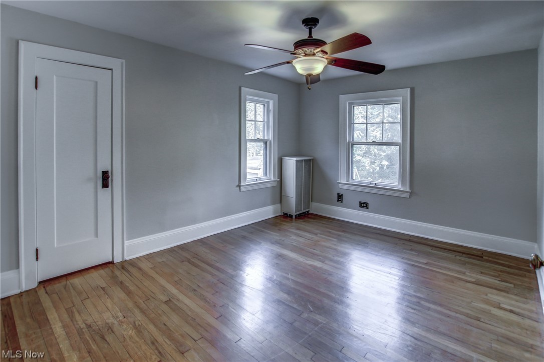 15911 Fernway Road Cleveland, OH 44120 - Photo 13 of 32 Bedroom with hardwood flooring and ceiling fan