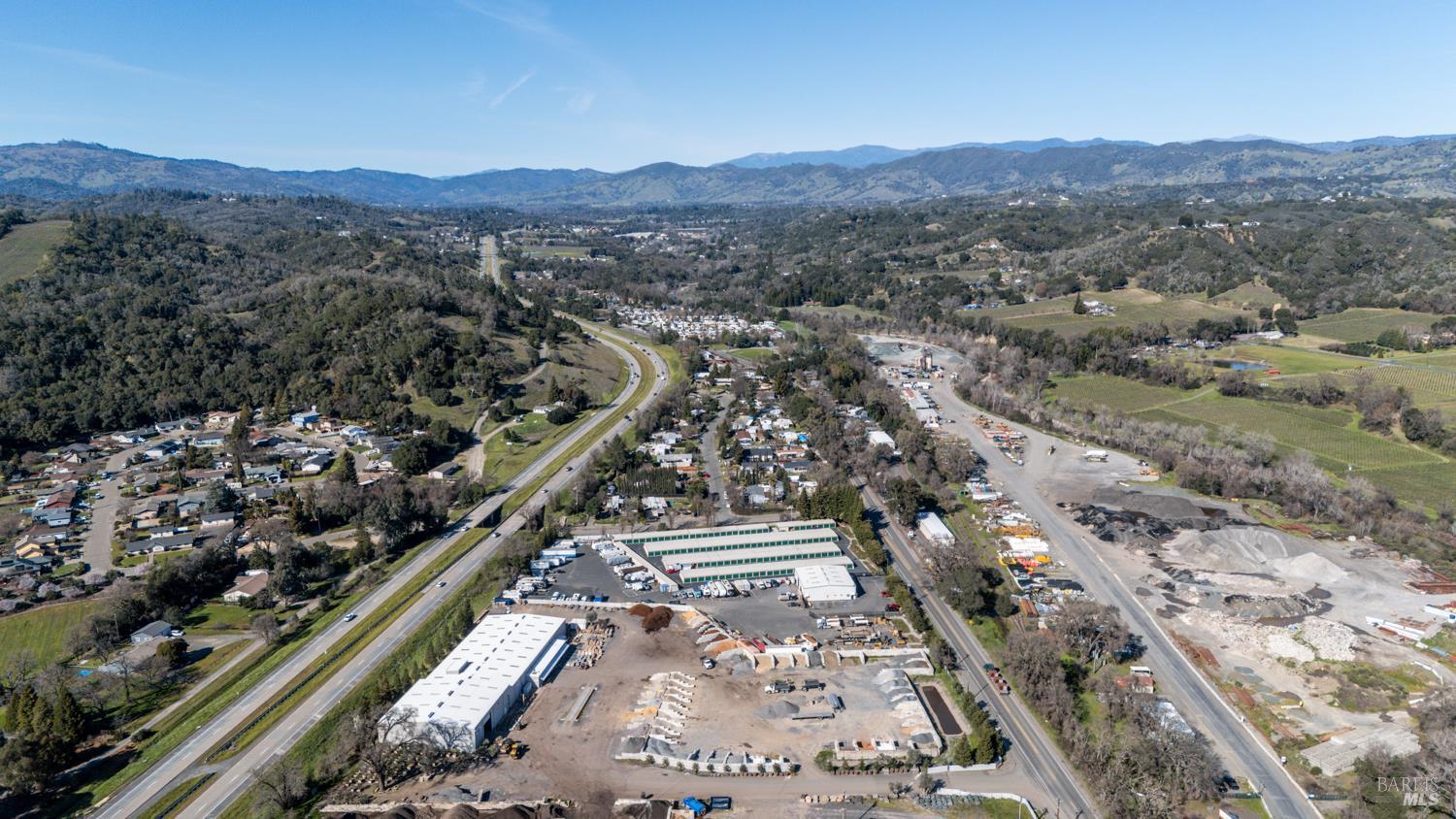 4300 North State Street Ukiah, CA 95482 - Photo 3 of 22 an aerial view of residential house and green space