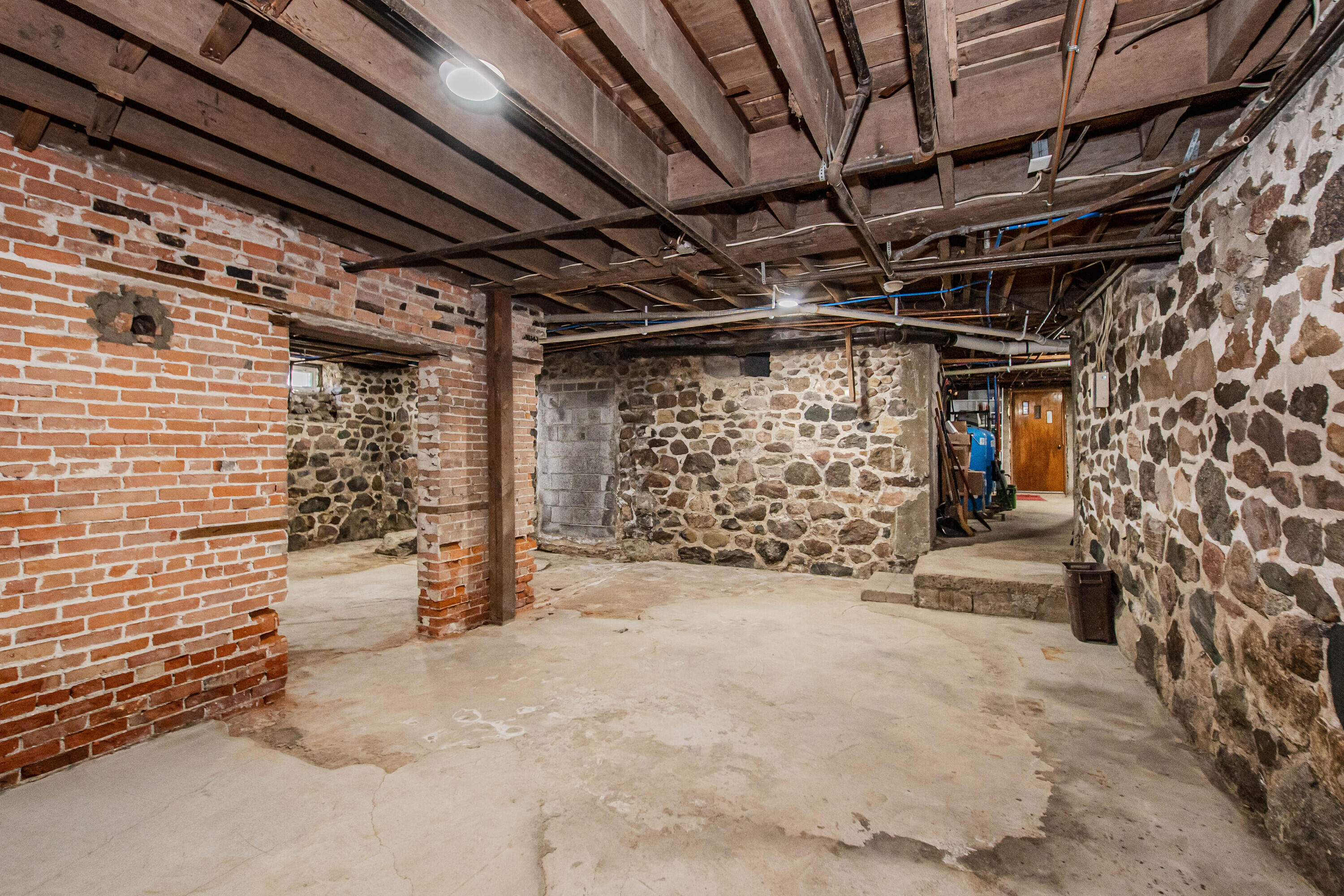 7130 Platt Road Saline, MI 48176 - Photo 27 of 77 Original Stone Basement