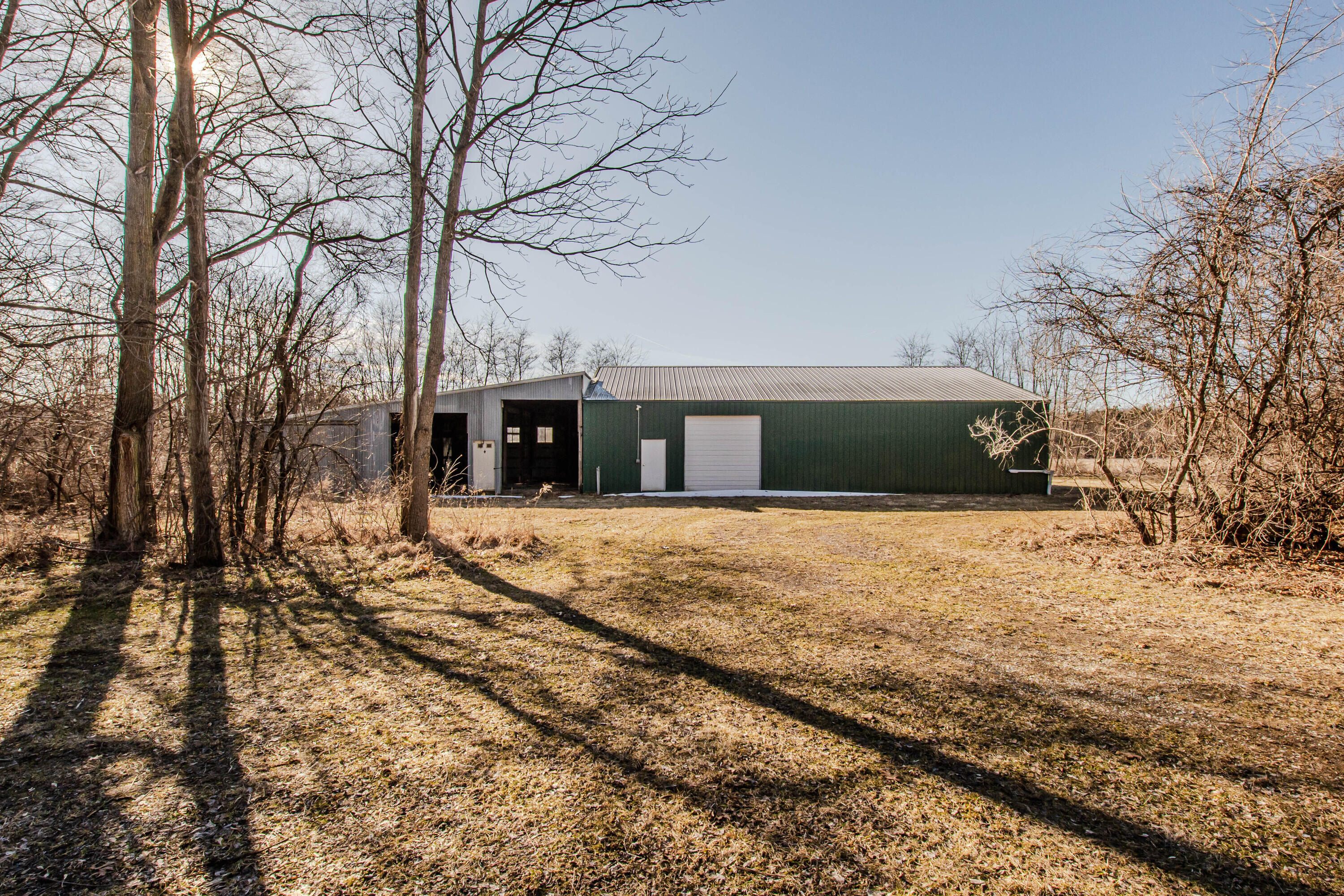 7130 Platt Road Saline, MI 48176 - Photo 3 of 77 Green Pole Barn w open shed