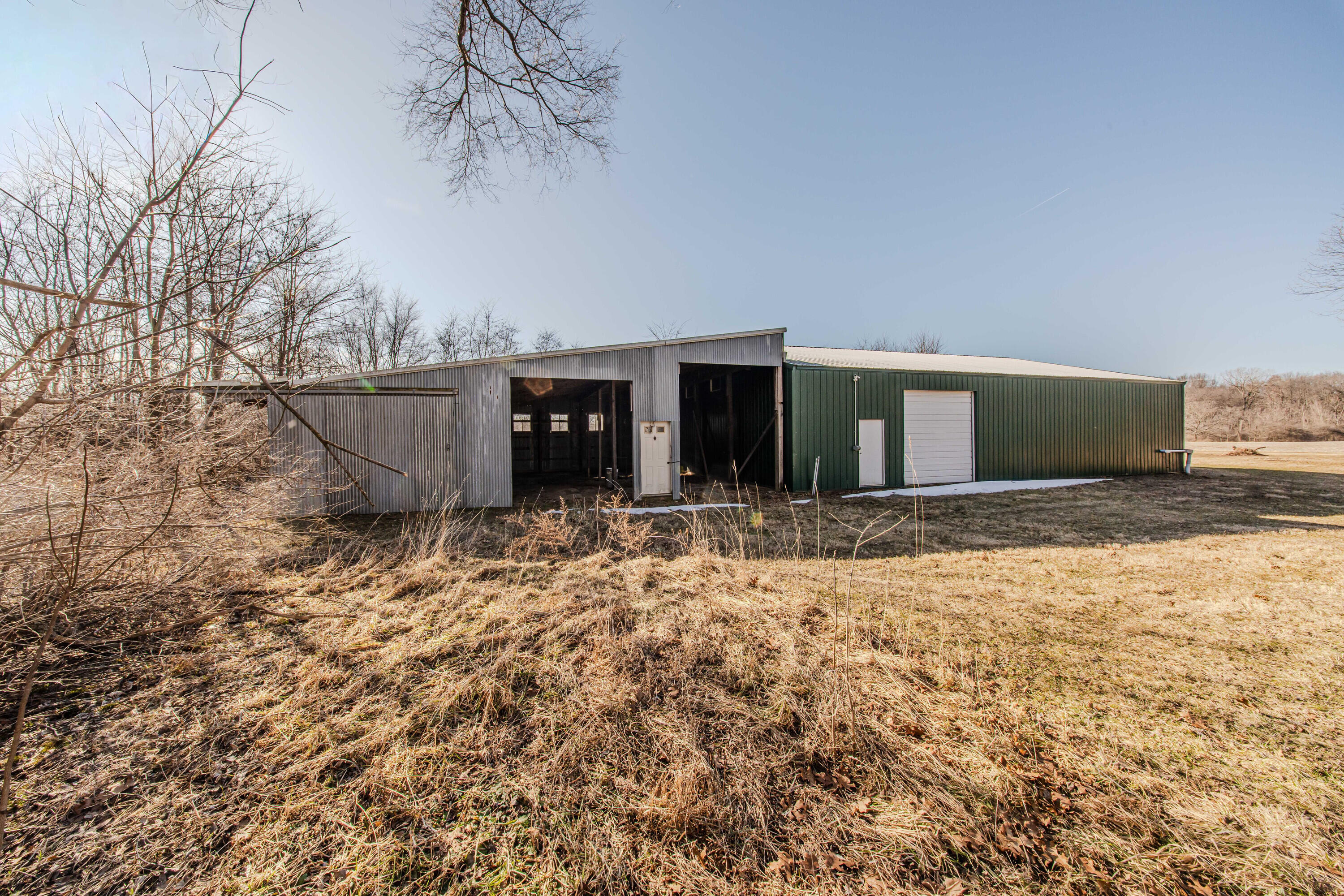 7130 Platt Road Saline, MI 48176 - Photo 54 of 77 Green Pole Barn w open shed