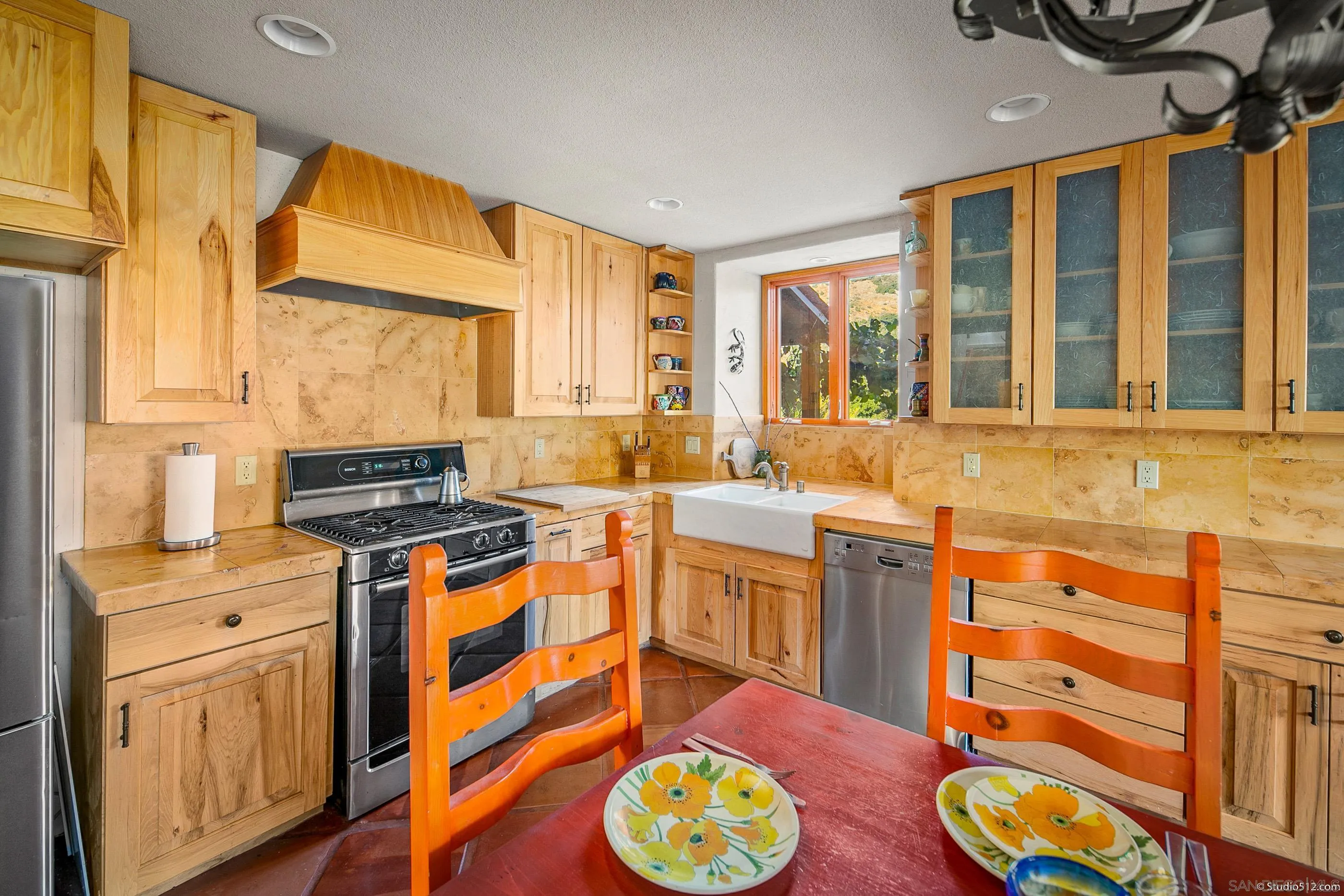 1861 Wynola Road Julian, CA 92036 - Photo 13 of 75 a kitchen with stainless steel appliances granite countertop a stove and a sink