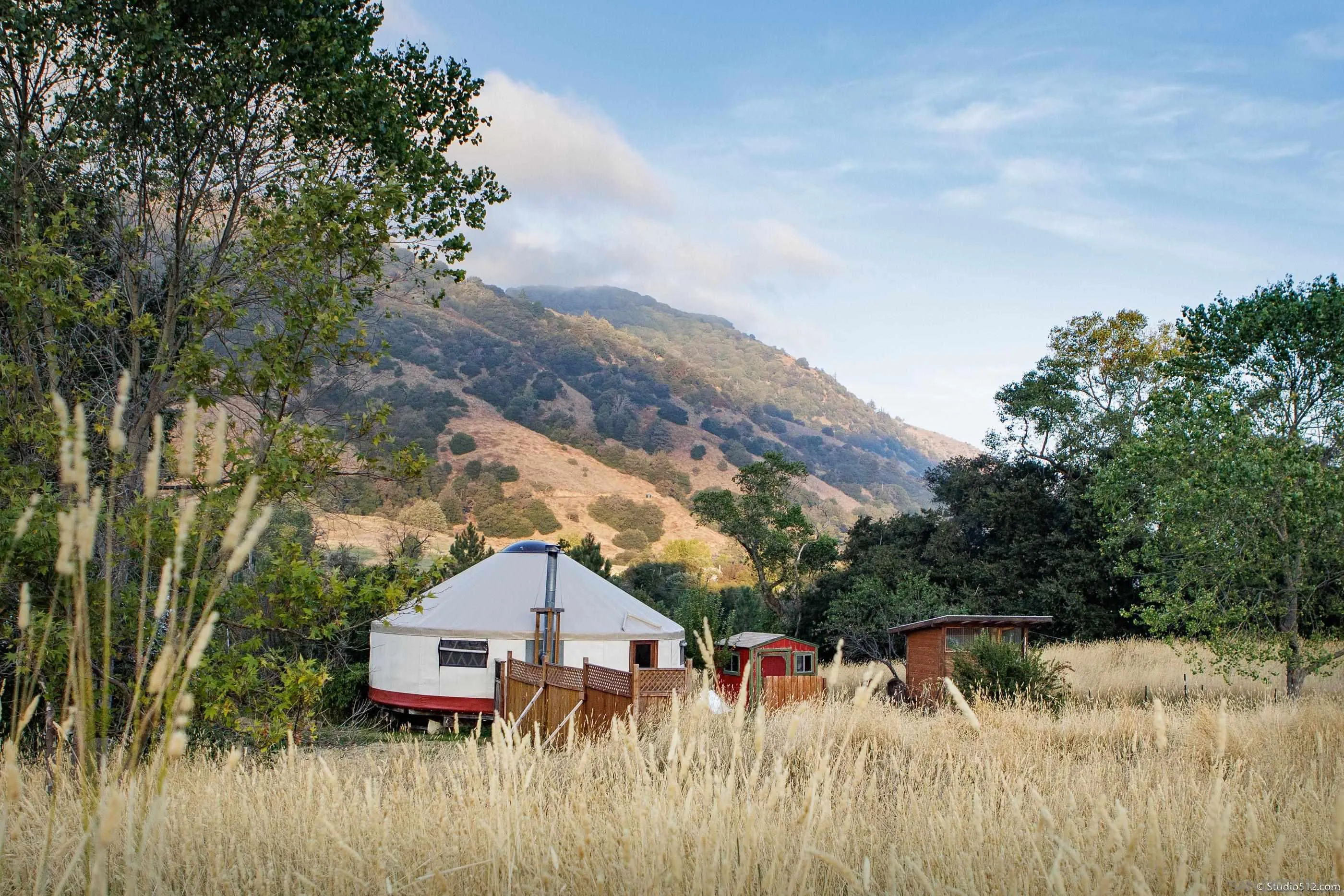 1861 Wynola Road Julian, CA 92036 - Photo 54 of 75 a view of house with river and trees in the background