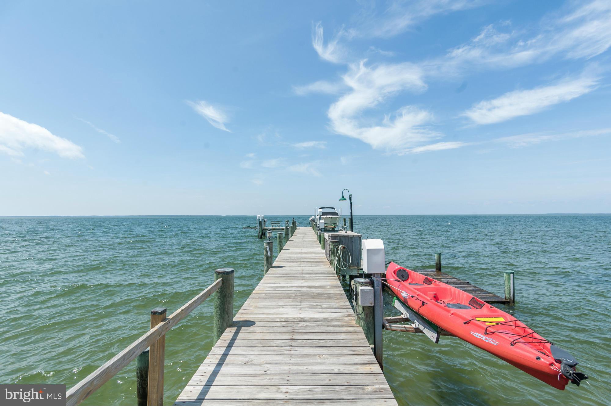 Dock with Lifts and Fish Cleaning Station