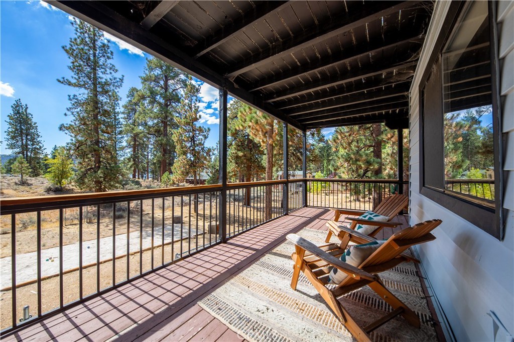 39651 Flicker Road Fawnskin, CA 92333 - Photo 43 of 58 a view of balcony with furniture