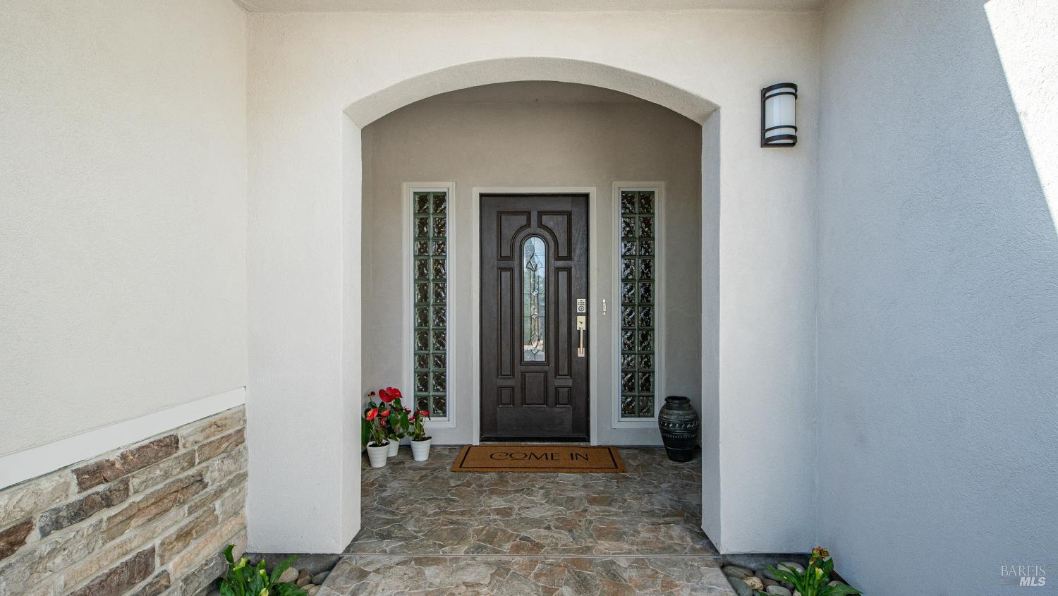 17867 Deer Hill Road Hidden Valley Lake, CA 95467 - Photo 7 of 53 a view of a hallway with wooden door