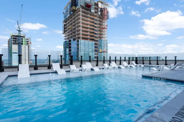 a view of building with outdoor space