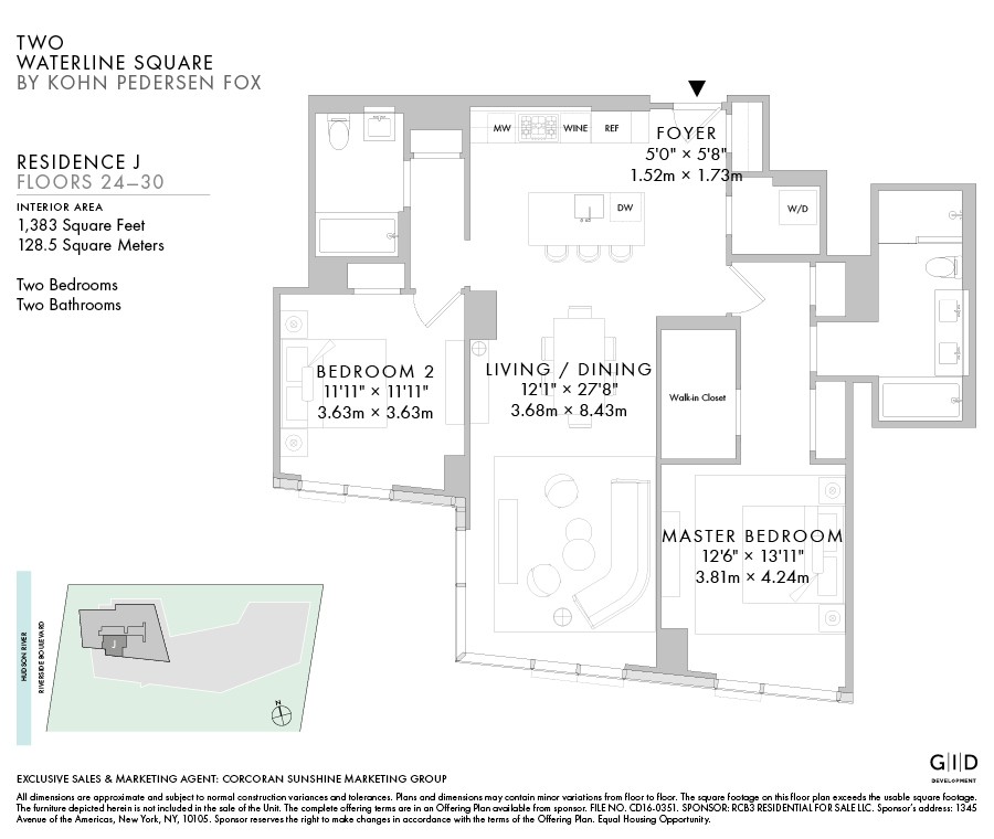 30 Riverside Boulevard, Unit 29J Manhattan, NY 10069 - Photo 9 of 17 Photo 9