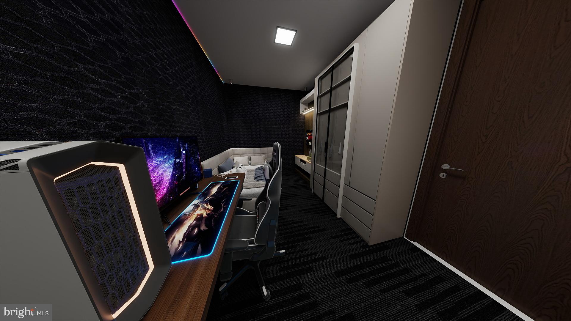 21457 Greenbrier Road Boonsboro, MD 21713 - Photo 20 of 33 a view of a hallway with stainless steel appliances with wooden floor