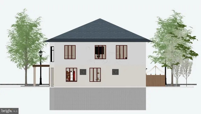 a black and white photo of a living room