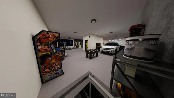 a room with furniture and a flat screen tv