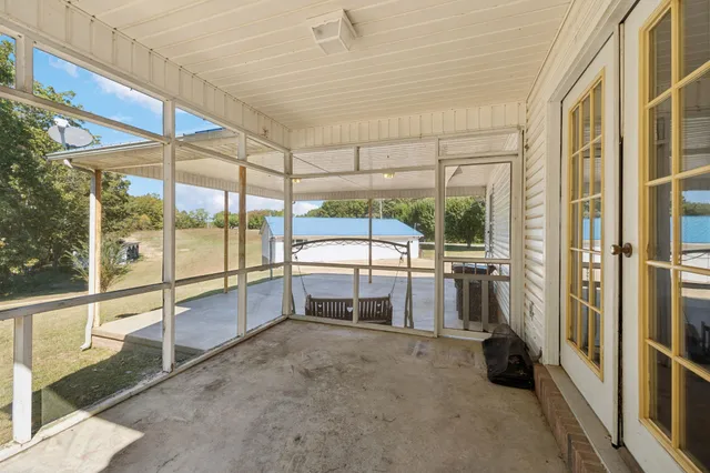 a view of lake and mountain