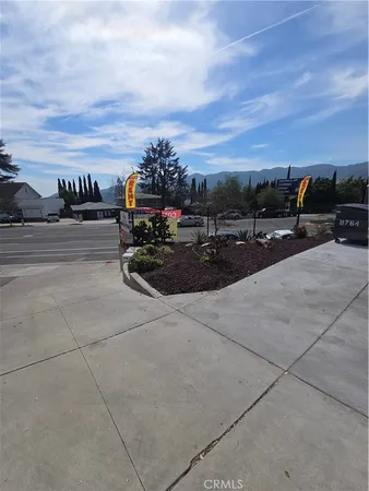a view of a house with a outdoor space