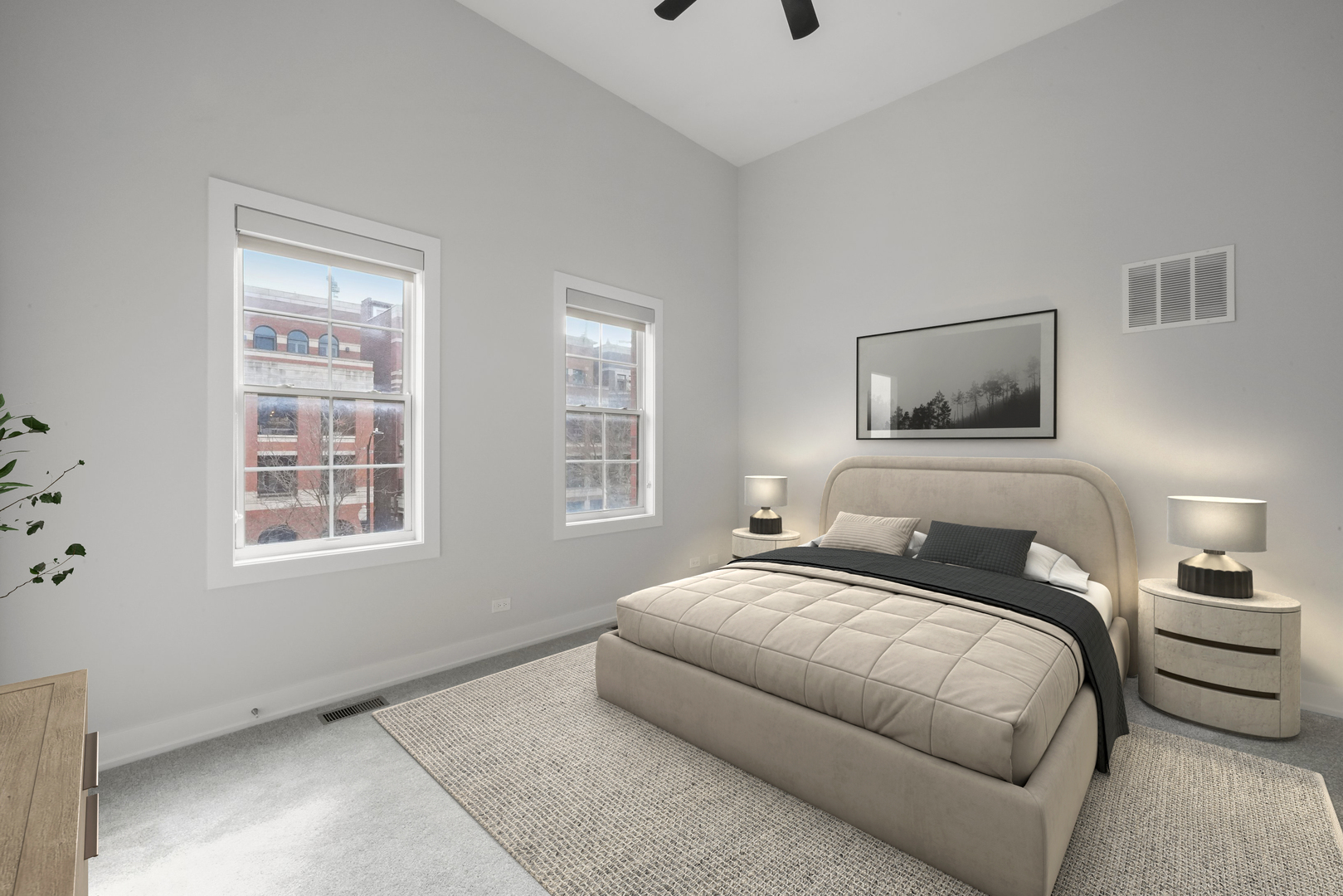 1026 West Monroe Street Chicago, IL 60607 - Photo 17 of 30 a bedroom with a bed and a window