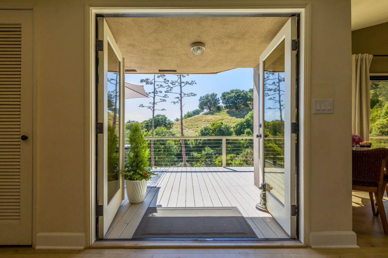 401 Loma Media Road Santa Barbara, CA 93103 - Photo 12 of 29 French doors off kitchen