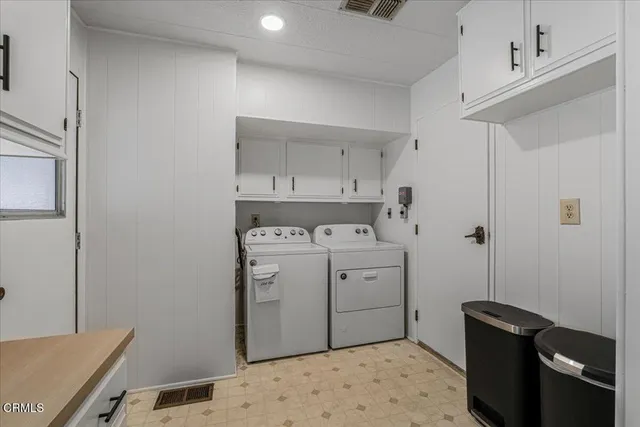 a room with storage and utility