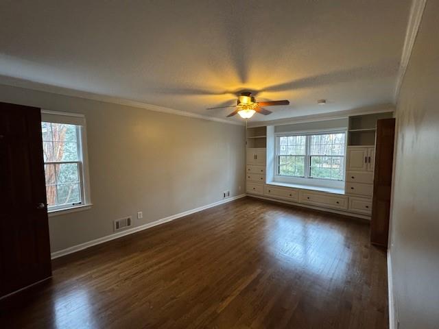 3324 Henderson Creek Road Atlanta, GA 30341 - Photo 21 of 29 an empty room with wooden floor chandelier and windows