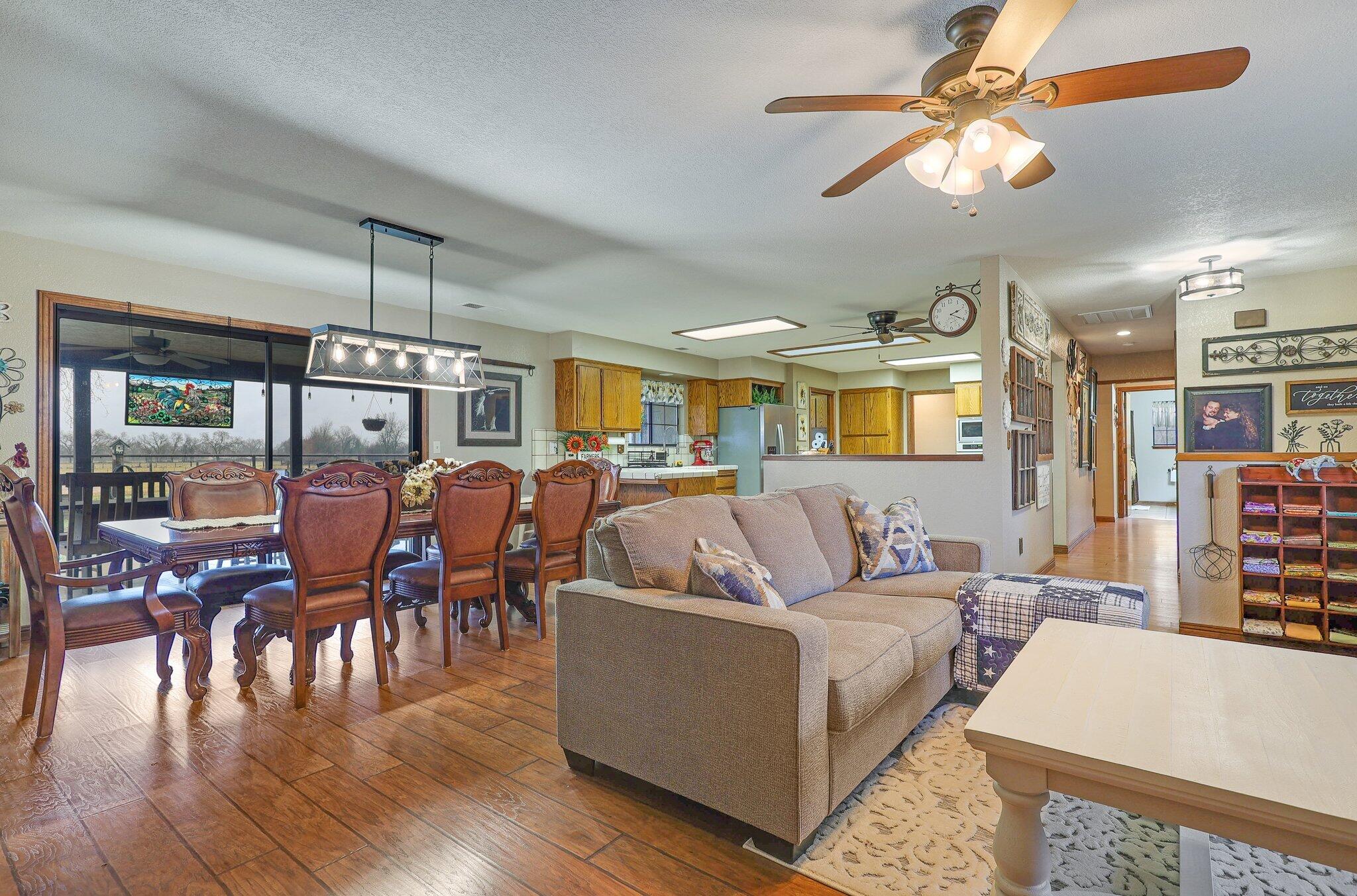 22405 Lone Tree Road Anderson, CA 96007 - Photo 13 of 49 View to diningroom and into backyard