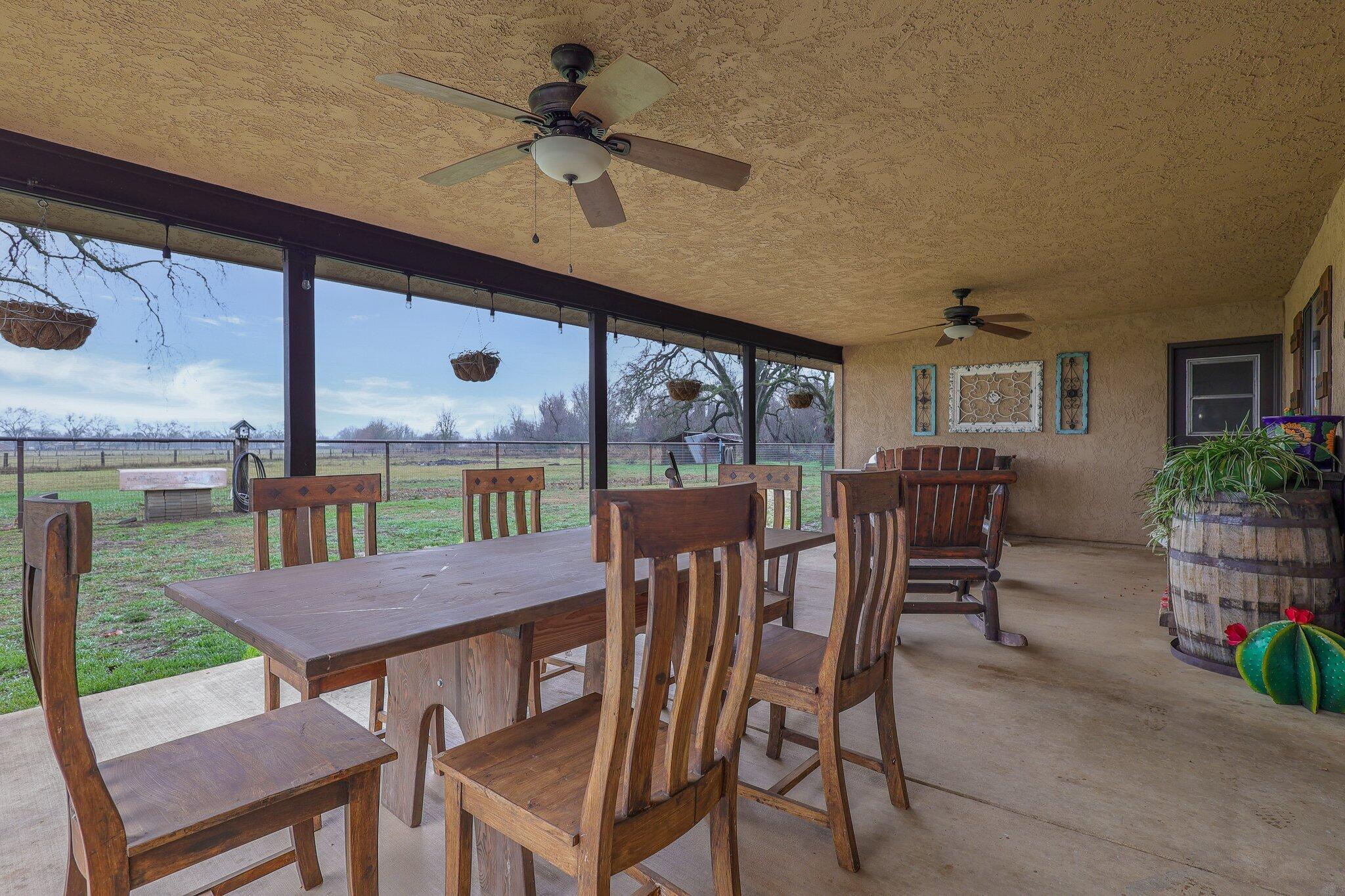 22405 Lone Tree Road Anderson, CA 96007 - Photo 40 of 49 Year around dining on the covered patio