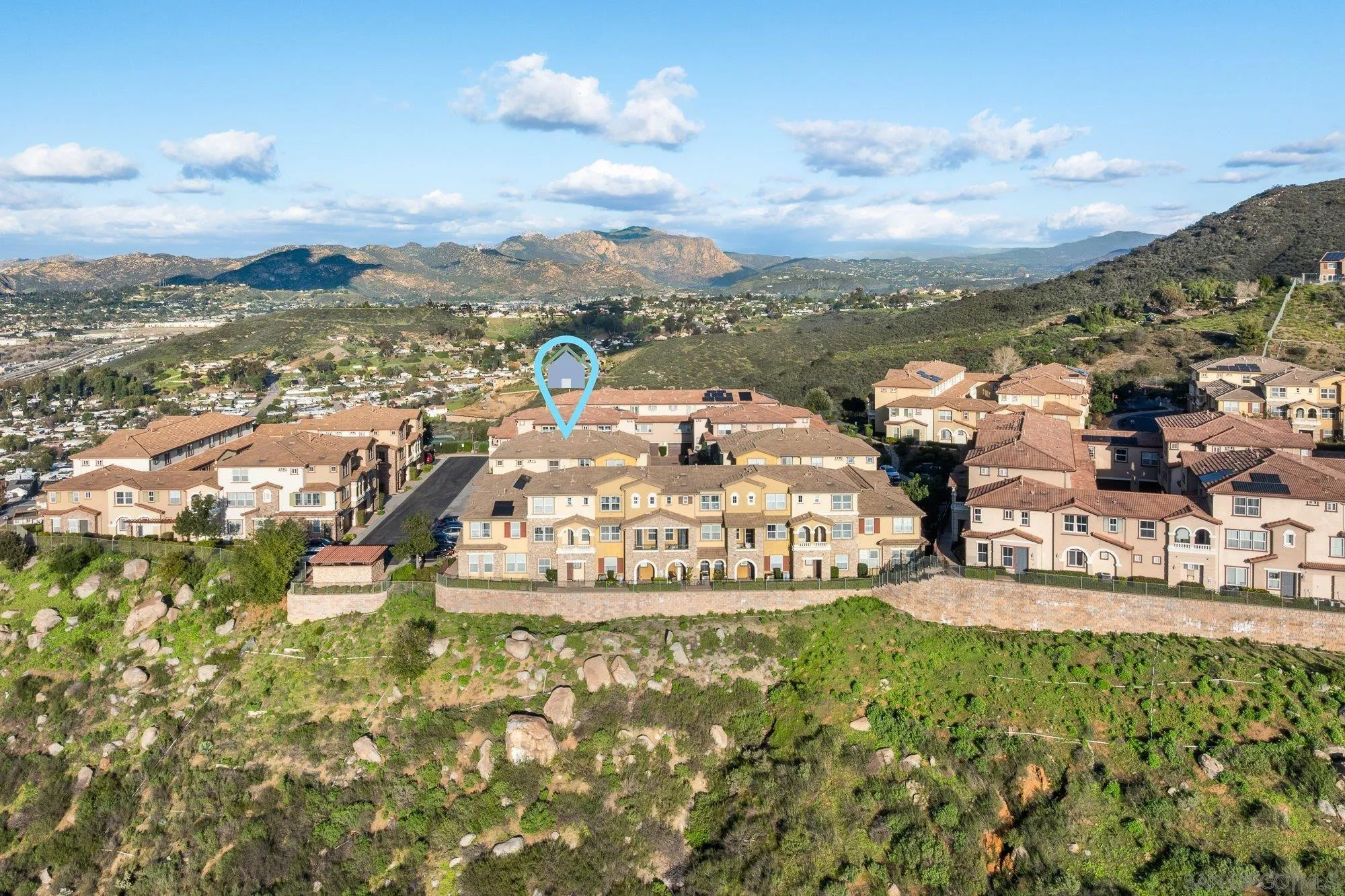 1402 Calabria Street Santee, CA 92071 - Photo 29 of 40 a view of a city with houses