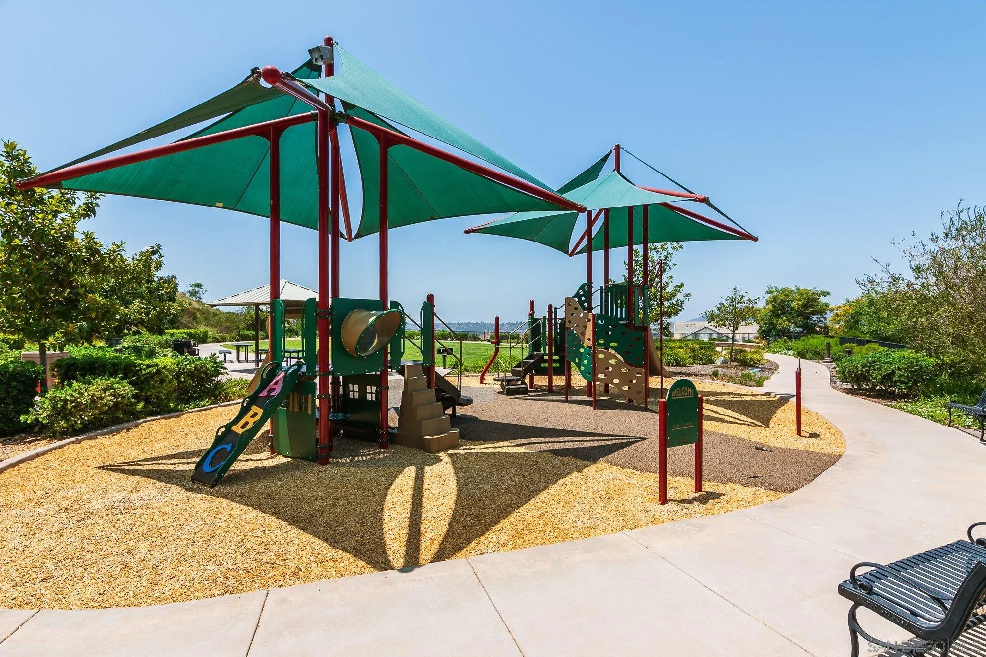 1402 Calabria Street Santee, CA 92071 - Photo 34 of 40 a view of a park with a slide