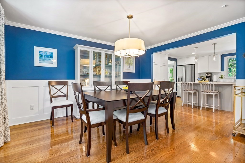 1 Harvest Lane Hingham, MA 02043 - Photo 12 of 42 a view of a dining room with furniture and wooden floor