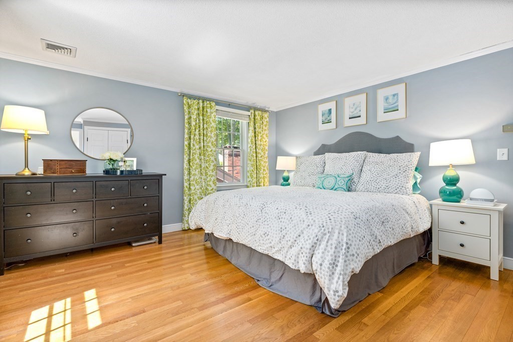 1 Harvest Lane Hingham, MA 02043 - Photo 24 of 42 a spacious bedroom with a bed and a dresser
