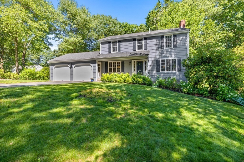 1 Harvest Lane Hingham, MA 02043 - Photo 42 of 42 a front view of a house with a yard