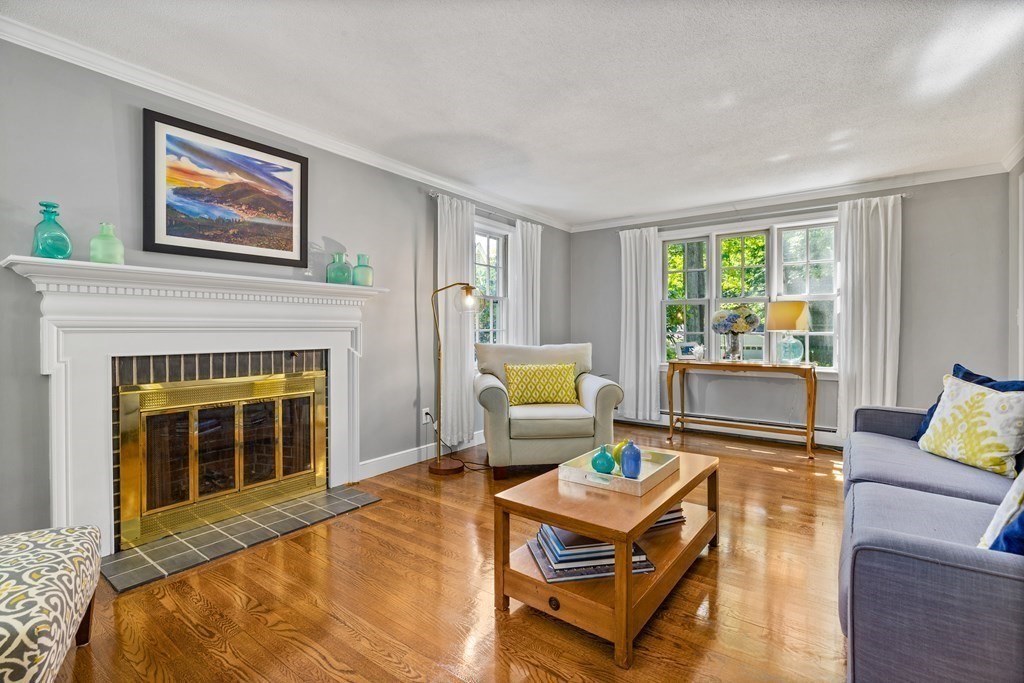 1 Harvest Lane Hingham, MA 02043 - Photo 6 of 42 a living room with furniture and a fireplace