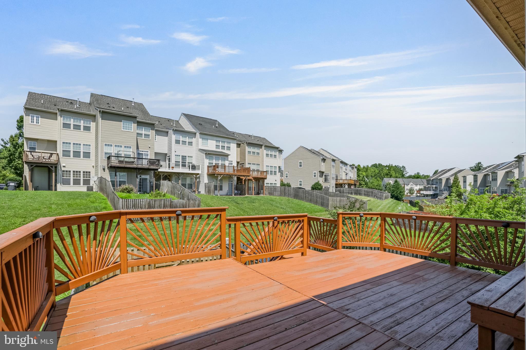123 Short Branch Road Stafford, VA 22556 - Photo 28 of 33 a view of a roof deck with couches and wooden floor