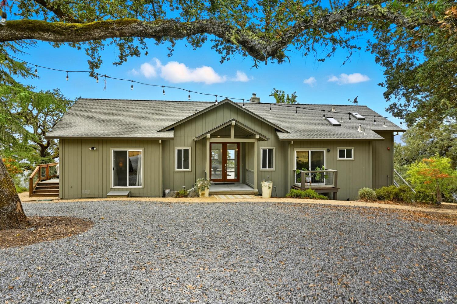 31000 Pine Mountain Road Cloverdale, CA 95425 - Photo 12 of 61 Thoughtfully positioned on the property, the home captures privacy, sunlight, and surrounding hillside views.